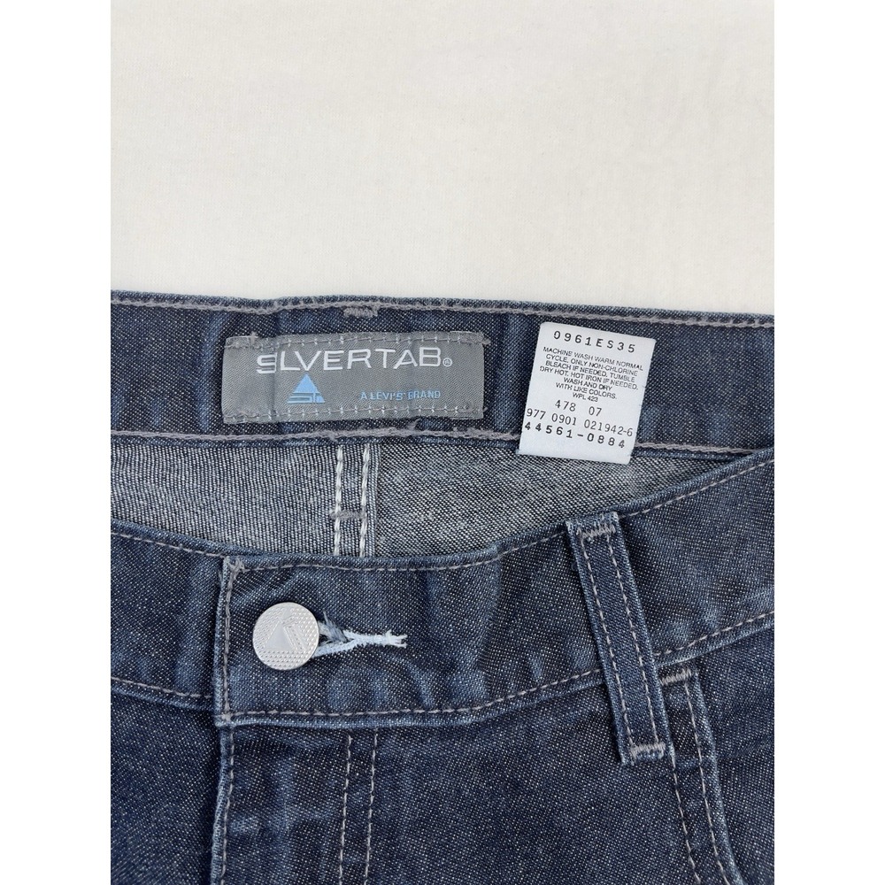 Vintage Levis SilverTab Jeans Men's 34X32 Oversized Fit Baggy Y2K - Picture 2 of 10